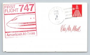 1971 First Flight American Airlines - San Juan, PR - F8736