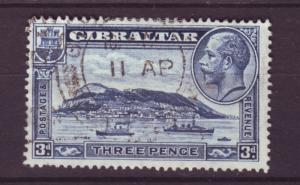 J19568 Jlstamps 1931-3 gibraltar used #99 king/ships