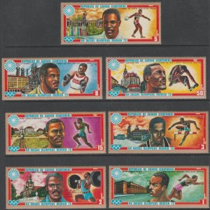 EQUATORIAL GUINEA - 1972 - Munich Olympics - Perf 7v Set #3 - MNH