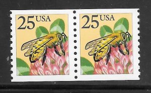 #2281 MNH Pair Honeybee
