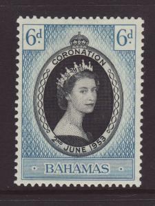 1953 Bahamas Coronation Stamp Mint SG200