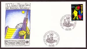 United Nations Vienna, First Day Cover, Art