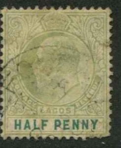 Lagos SC# 50 King Edward 1d used