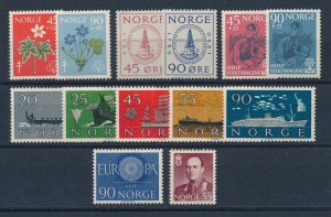 Norway 1960 Complete MNH Year Set  as shown at the image.