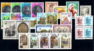 Luxembourg Luxemburg 1986 Complete Year Set  MNH