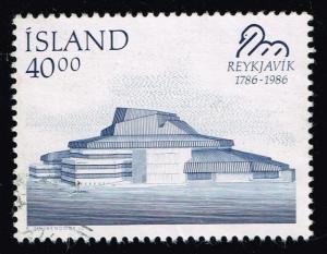 Iceland #631 Rekjavik Theater; used (1.75)