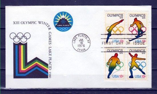 United States, Scott cat. 1695-1698. Olympics issue. First day cover. #2. ^