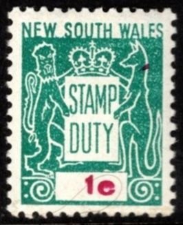 1966-67 Australia New South Wales Revenue 1, 2, 3 Cents Registrar Companies Used