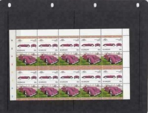 st vincent cars se-tenant mint never hinged part stamps sheet  ref r15096