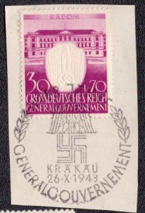 Poland German Occupation NB30 1943 Used