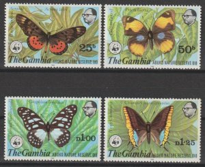 GAMBIA 1980 WWF SG 431/4 MNH Cat £28