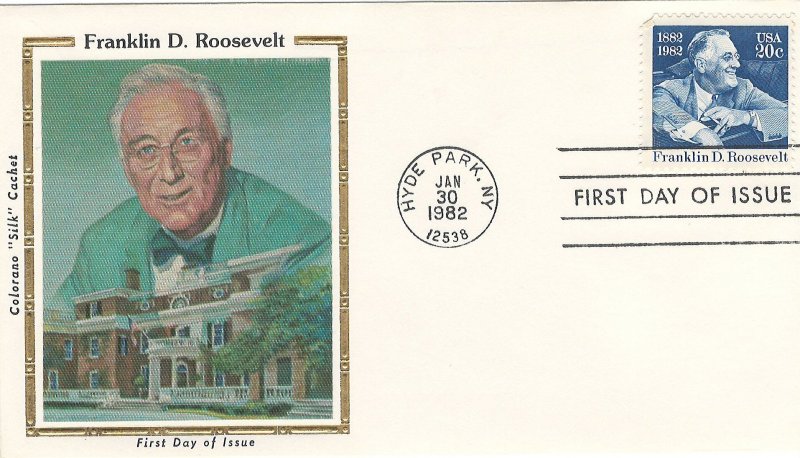 1950: Franklin D. Roosevelt, Colorano Silk