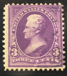 US Scott #268 Used Dark purple F