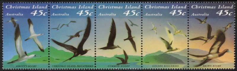 CHRISTMAS ISLAND 1993 Seabirds; Scott 349, SG 372a; MNH