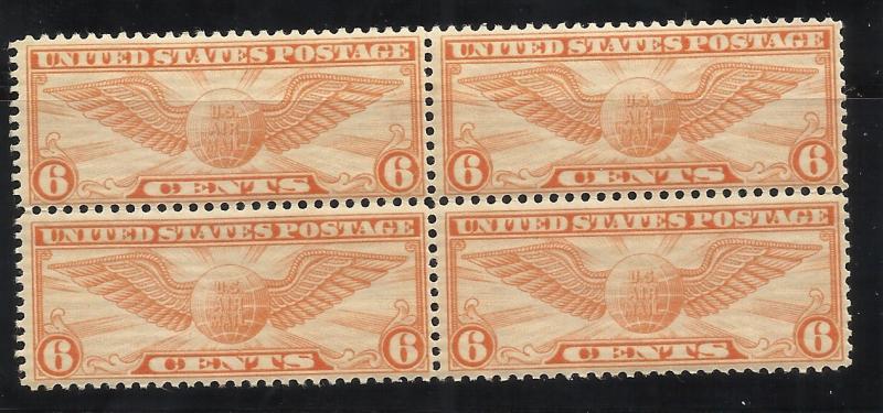 C19 6c MNH Block of 4 VF Centering