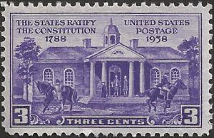 # 835 MNH -  SCV-0.45 - CONSTITUTION RATIFICATION