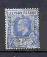 Leeward Islands  Sc 45 1907 2  1/2d E VII stamp used