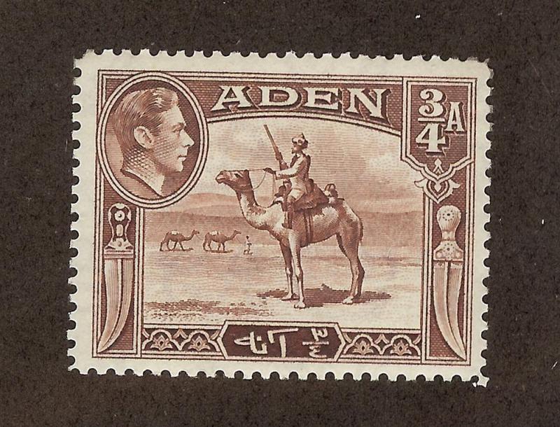 ADEN SC# 17 F-VF OG 1649 3/4 Annas