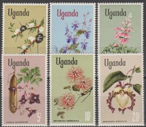 Uganda #124-9 MNH VF CV $13.60 (C336)