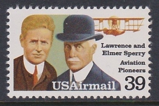 C114 Lawrence and Elmer Sperry MNH