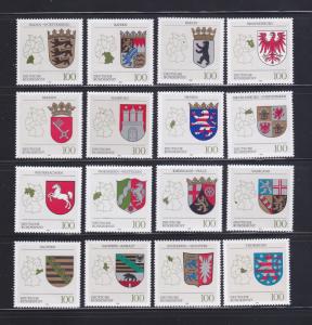 Germany 1699-1714 Set MNH Coats Of Arms