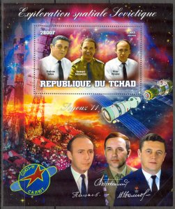 Chad 2013 Space Soyouz 11 (4) S/S MNH