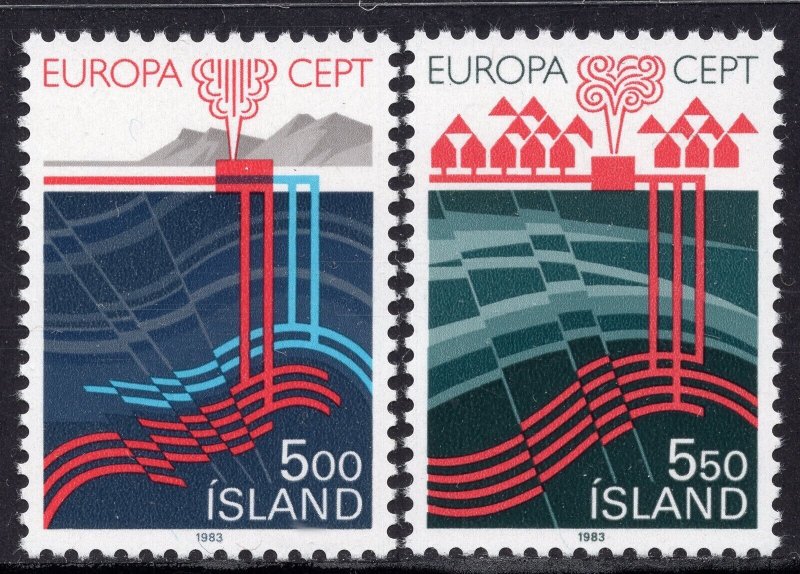 EUROPA CEPT 1983 - Iceland - Inventions -MNH Set