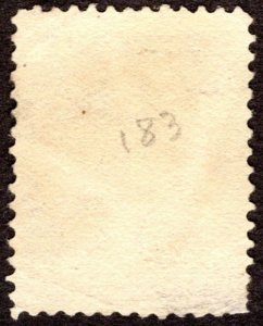 1878, US 2c, Jackson, Used, thin, Sc 183