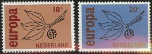 Netherlands Scott 438-439 MH* 1965 Europa set