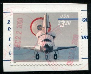 3261 US $3.20 Space Shuttle SA, used on paper