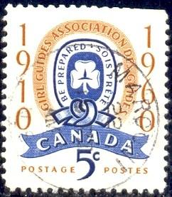 Canadian Girl Guides Assoc., 50th Anniv., Canada SC#389 used