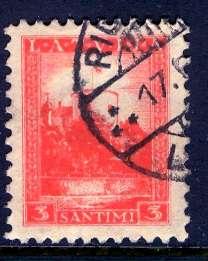 Latvia; 1934: Sc. # 174: O/Used Single Stamp