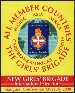 Antigua 2372,MNH. Girls' Brigade,2000.