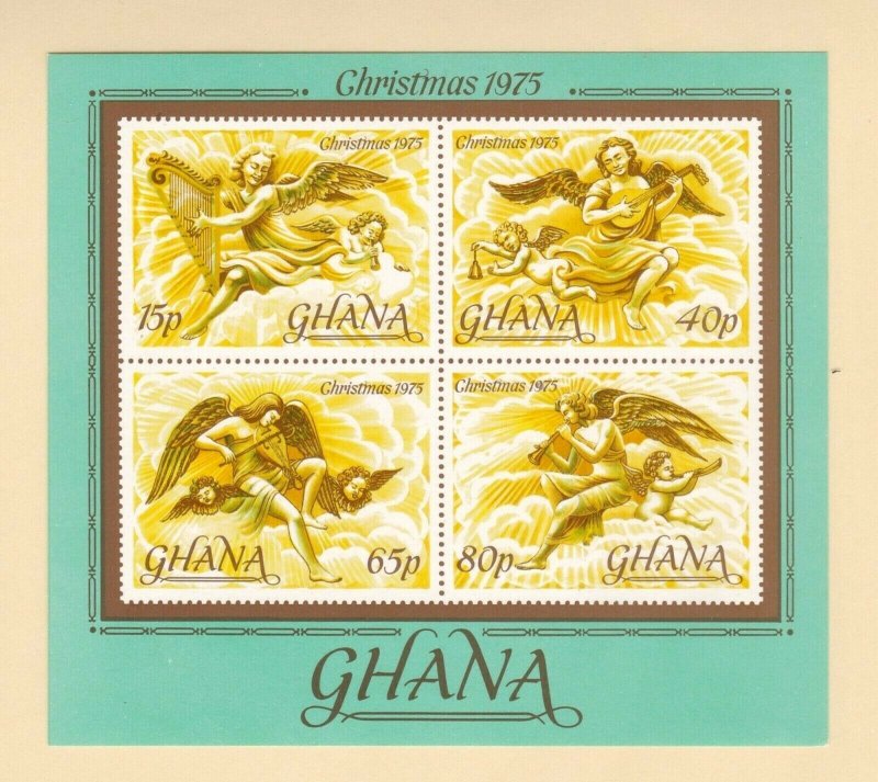 Ghana Souvenir Sheet #564, MNH, XF, Christmas 1975