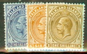 HS: Falkland Islands 30-35 mint CV $123.50; scan shows only a few