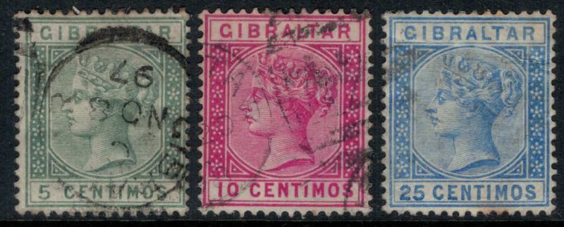 Gibraltar #29-30,2  CV $2.50