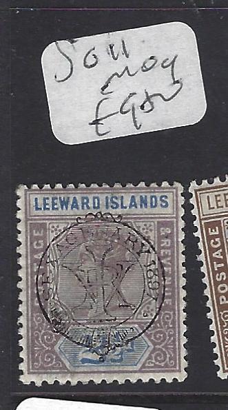 LEEWARD ISLANDS (P1610B)  QV   2 1/2D TERCENT SG 11   MOG