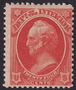 #O22 Mint OG, Fine (CV $180 - ID49252) - Joseph Luft