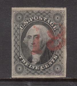 USA #17 Extra Fine Used With Red Cancel