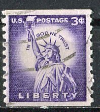 USA; 1954: Sc. # 1057:  Used Single Stamp