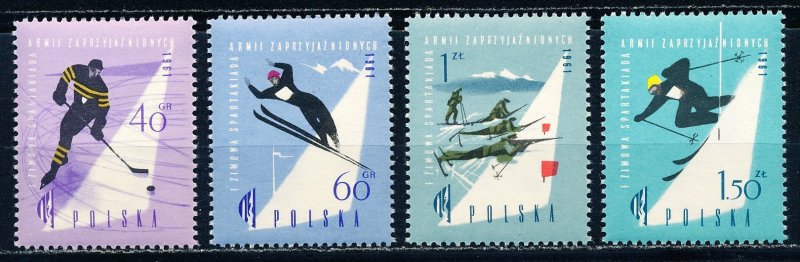 Poland #969-972  Set of 4 MNH