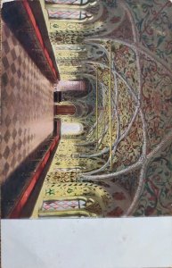 KV)RUSSIA, ILLUSTRATED POSTCARD SHOWING THE INTERIOR OF A RICHLY DECORATED HIST