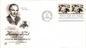 #1286a Henry Ford - Artcraft Cachet  