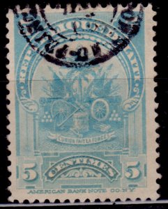 Haiti, 1898, Coat of Arms, 5c, used