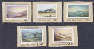 New Zealand 912-17 MNH 1988 The Land Paintings Full Set of 5