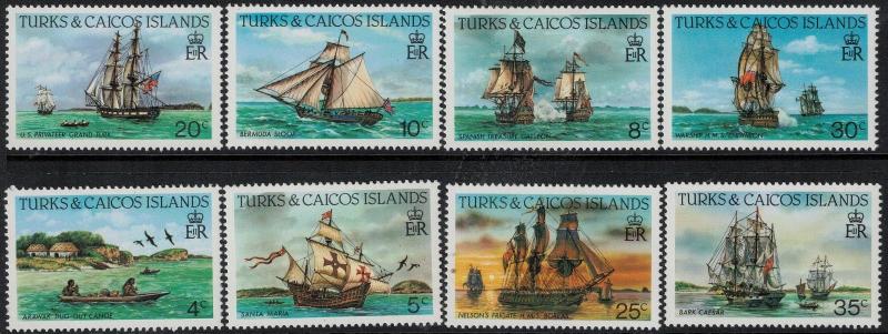 Turks and Caicos 1983 SC 578-592 MNH Ships SCV $67.50 Set