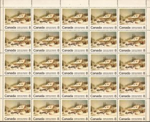 1972 Canada (Sheet) MNH VF - Sc 610 & 610i - Cornelius Krieghoff - blacksmith