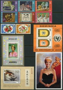 Dominica Postage Stamp Sheet Collection British Commonwealth Topical Royalty