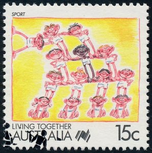 Australia 1988 15c Living Together - Sport SG1117 Fine Used 2