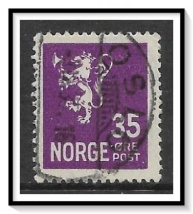 Norway #124 Lion Rampant Used